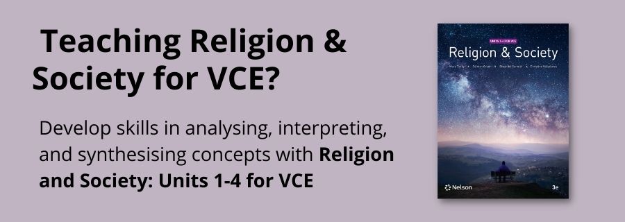 Religion & Society VCE Advert